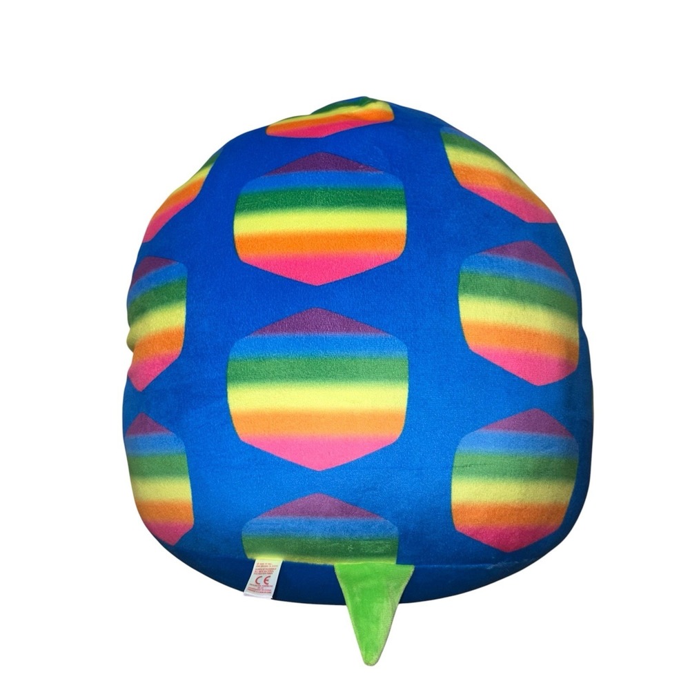 TY Beanie Squishies Plush SHRUGS the Rainbow Turtle Stuffed Toy - Picture 11 of 11